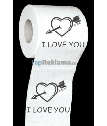 Toaletní papír I Love You